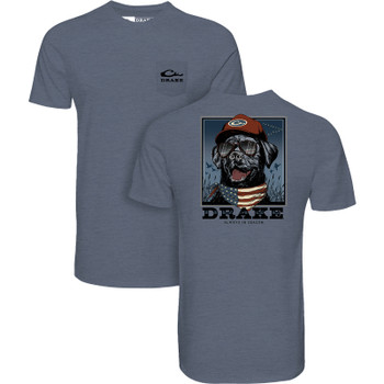 DRAKE Men's Bandana Lab Flag Flint Stone T-Shirt (DT9876-FLS)
