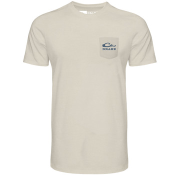 DRAKE Men's Old School Bar Turtle Dove T-Shirt (DT9275-TDV)