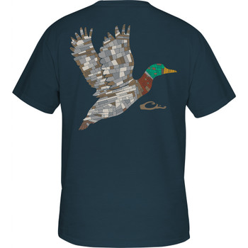DRAKE Men's Mosaic Mallard T-Shirt (DT9821)