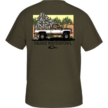 DRAKE Men's Decoy Overload Kalamata Olive T-Shirt (DT9830-KMO)