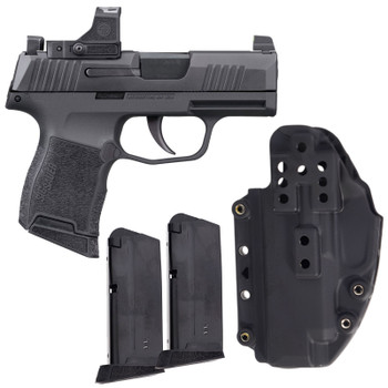 SIG SAUER P365 TACPAC Romeo-RS 9mm 3.1in 3x 12rd Mags Striker-Fired Pistol with Holster (365-9-BXRS-TACPAC-RS)