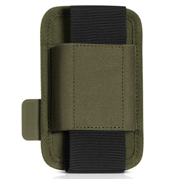 SAVIOR EQUIPMENT 1-Slot AR15/AK47 OD Green Magazine Holder with Hook Backing Panel (MP-TNS-RIFX1-OG)