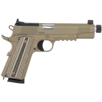 TISAS 1911 Raider .45 ACP 5.5in 8rd FDE Cerakote OR Semi-Automatic Pistol (10100506)