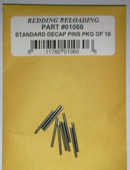 REDDING .062 Diameter Decapping Pins 10-Pack (1060)