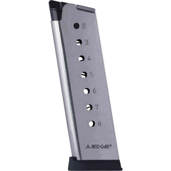 MEC-GAR .45 ACP 8rd Stainless Steel Magazine fits 1911 (MGCG4508SPF)