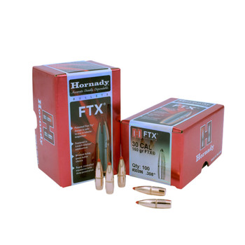 HORNADY .308 Marlin Express 160Gr FTX Rifle Bullets (30396)