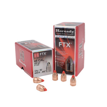 HORNADY .45 Caliber 200Gr FTX Pistol Bullets (45215)