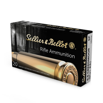 SELLIER & BELLOT 6.5 Creedmoor 131Gr SP 20rd Box Ammo (SB65B)