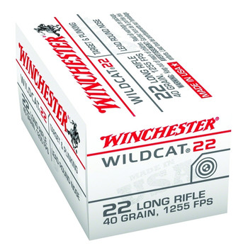 WINCHESTER Wildcat .22 LR 40 Grain LRN 50rd Box Ammo (WW22LR)