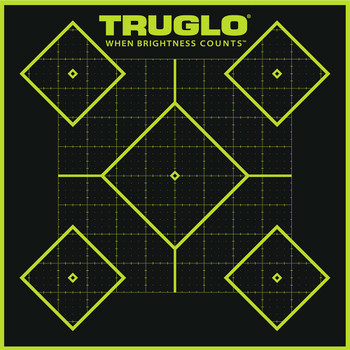 TRUGLO Tru-See 12 Pack of 5-Diamond 12x18 Splatter Targets (TG14A12)