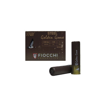 FIOCCHI Golden Goose 12 Gauge 3.5in #1 Bulk Ammo, 250 Round Case (1235GG1-CASE)