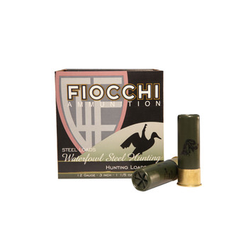 Fiocchi Speed Steel 12 Gauge Shotshell 250 Rounds 3 #6 Steel Shot