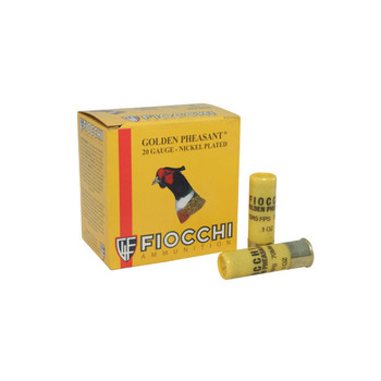 FIOCCHI Golden Pheasant 20 Gauge 2.75in #6 Bulk Ammo, 250 Round Case (20GP6-CASE)