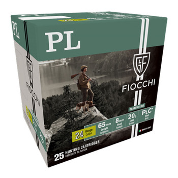 FIOCCHI Specialty 24Ga 2.5in #8 Lead 25rd/Box Shotshell (24PL18)