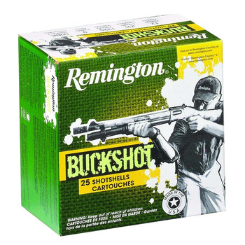 REMINGTON Express 12 Gauge 2.75in 00 Buck Ammo, 25 Round Box (12B00A)