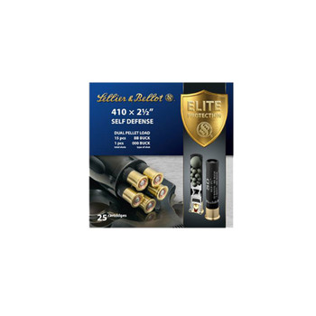 SELLIER & BELLOT 410 Bore 2.5in 000 Buckshot Ammo, 25 Round Box (SB410SDA)