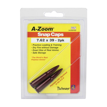 A-ZOOM Precision Metal 2-Pack of 7.62 x 39 Snap Caps (12234)