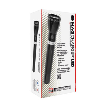 MAGLITE MagCharger Black LED Rechargeable Flashlight System (RL1019)