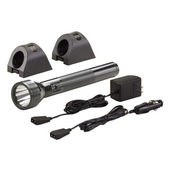 STREAMLIGHT SL-20L Full-Size Rechargeable LED Flashlight With 120V AC/DC and 2 Sleeves NiMH (20703)