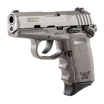 SCCY CPX-1 9mm 3.1in 10rd Stainless/Sniper Gray Semi-Automatic Pistol (CPX1-TTSG)