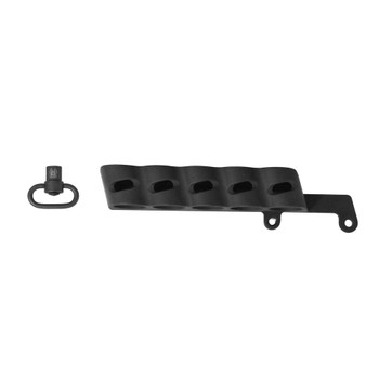 GG&G Remington 870 Tac-14 5-Shot Side Saddle Shell Holder with QD Sling Swivel (GGG-2005)