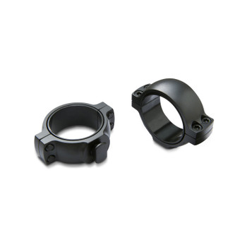 BURRIS Signature Universal Dovetail 1in Medium Matte Black Rings (420501)