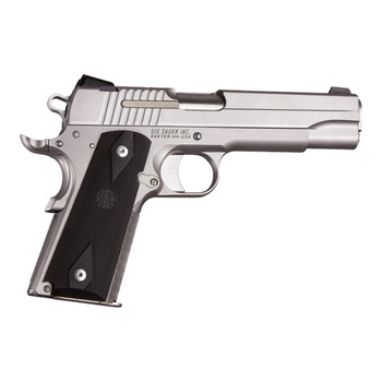 HOGUE 1911 Government Colt Rubber Checkered with Diamonds Black Grip Panels (45010)