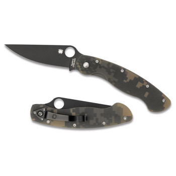 SPYDERCO 4in Military Folding Knife (C36GPCMOBK)