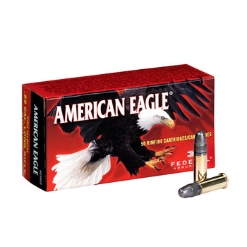 FEDERAL American Eagle 22 LR 40 Grain Solid Ammo, 50 Round Box (AE5022)