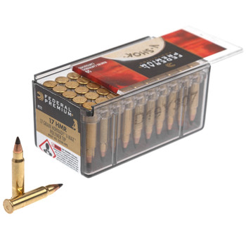 FEDERAL V-Shok 17HMR 17Gr 50Rd Box Bullets (P771)