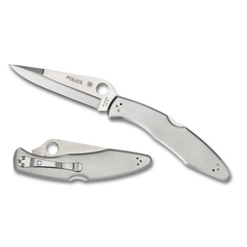SPYDERCO 4.125in Police Folding Knife (C07P)