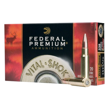 FEDERAL Vital-Shok 300 Win. Mag 200 Grain Trophy Bonded Bear Claw Ammo, 20 Round Box (P300WT1)