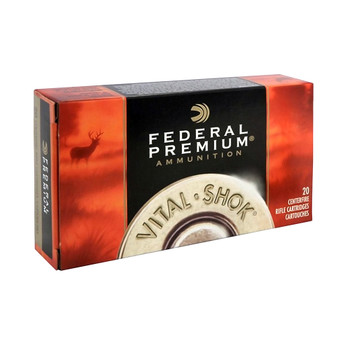 FEDERAL Vital-Shok 7mm-08 Rem. 140 Grain Nosler Partition Ammo, 20 Round Box (P708A)