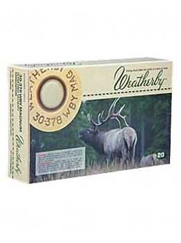 WEATHERBY Select Plus .30-378 Weatherby Magnum 200 Grain Nosler Partition 20rd Box Ammo (N303200PT)