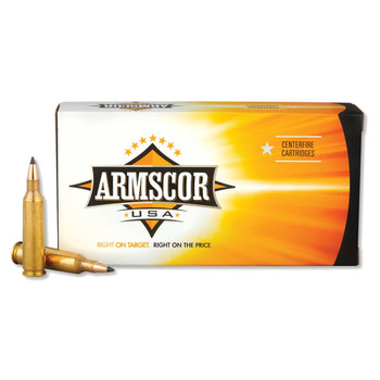 ARMSCOR 22-250 Rem 55 Grain VG 20rd Box Hunting Ammo (FAC2225055RVG-TC)