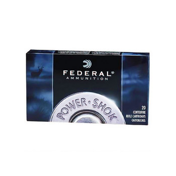 FEDERAL Power-Shok 300 Savage 150 Grain Soft Point Ammo, 20 Round Box (300A)