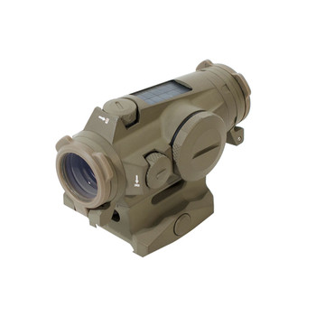 SIG SAUER Romeo4T 1x20mm Ballistic Circle Dot FDE Tactical Solar Red Dot Sight (SOR43131)