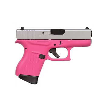 GLOCK 43 9mm 3.39in Barrel 6rd Pink-Aluminum Pistol (PI4350201PPSA)
