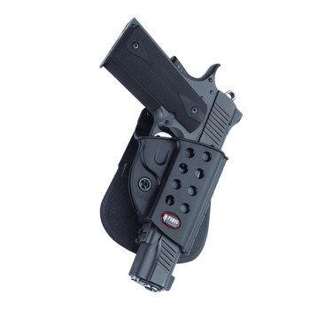 FOBUS 1911 Right Hand Roto Evolution Paddle with Rail Holster (R1911RP)