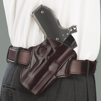 GALCO Concealable Kimber 3in 1911 Right Hand Leather Belt Holster (CON424H)