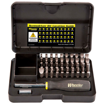 WHEELER Professional Gunsmithing Screwdriver Set 43-Piece (954621)