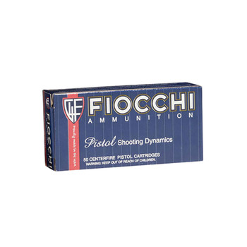 FIOCCHI 38 S&W Short 145 Grain LRN Ammo, 50 Round Box (38SWSHL)