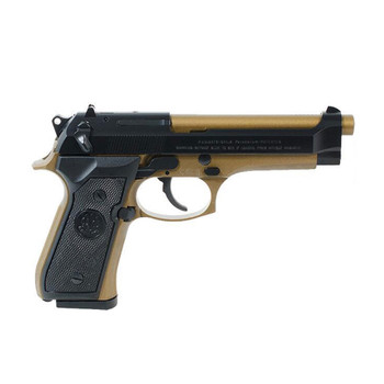 BERETTA 92FS 9mm 4.9in 15rd Burnt Bronze Semi-Automatic Pistol (JS92F340M)