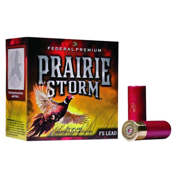 FEDERAL Prairie Storm FS 12 Gauge 3in #5 Lead Ammo, 25 Round Box (PF129FS5)