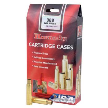 HORNADY .308 Winchester Unprimed Brass Rifle Cartridge Cases (8661)