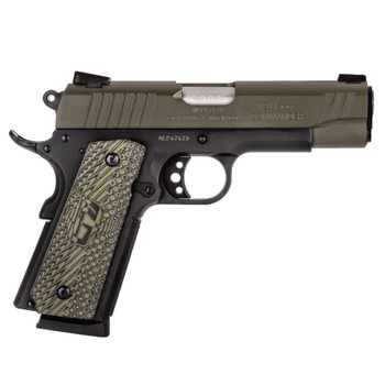 TAURUS 1911 Commander 45 ACP 4.2in 8rd Green Cerakote/Black Pistol (1-191101COMMG-VZ)