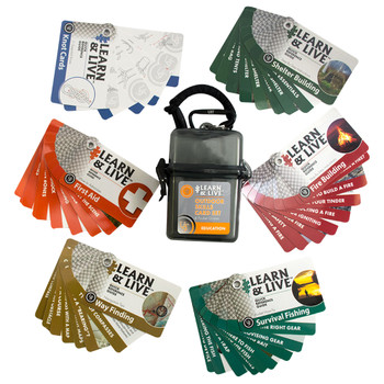 UST Learn and Live Outdoor Skills Card Set (20-02752)
