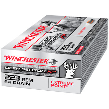 WINCHESTER Deer Season XP 223 Rem 64Gr Extreme Point 20rd Box Bullets (X223DS)