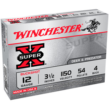WINCHESTER Super-X 12Ga 3.5in 5rd Box Ammo (XB12L4)