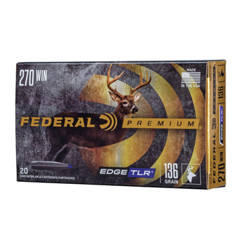 FEDERAL Premium .270 Win 140Gr Edge TLR 20rd Box Rife Ammo (P270ETLR1)